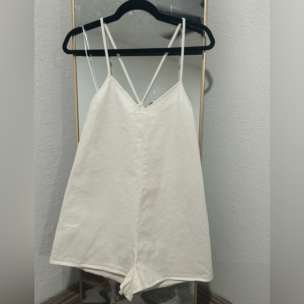 Zara White Mini Romper